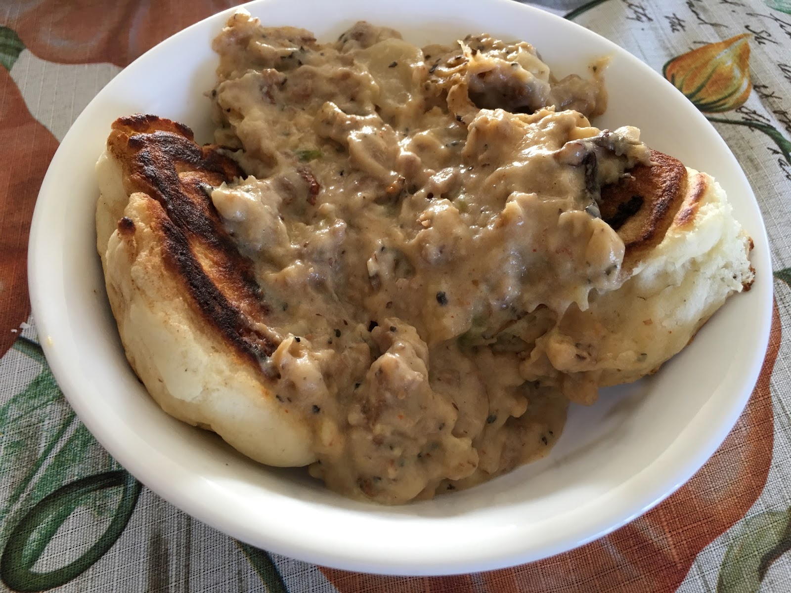 Recipe Representative Stovetop Biscuits with Sausage Gravy
