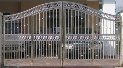 mẫu cửa cổng inox 4 cánh đẹp mẫu cửa cổng inox 4 cánh đẹp