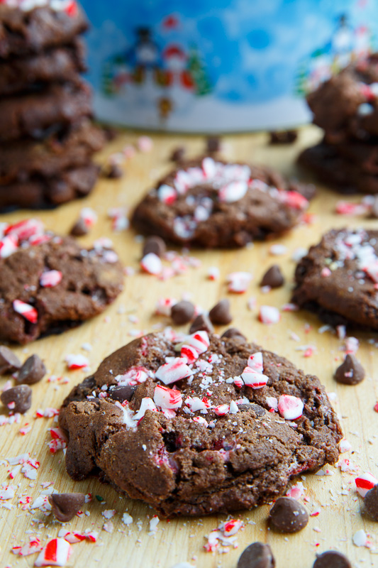 Peppermint Chocolate Chocolate Chip Cookies Peppermint Chocolate Chocolate Chip Cookies