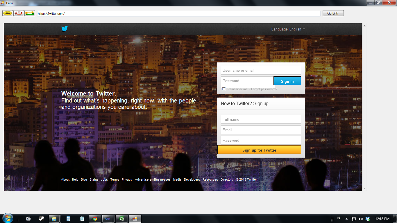 Fariz Setiawan Membuat Browser Mu Sendiri Menggunakan 2010