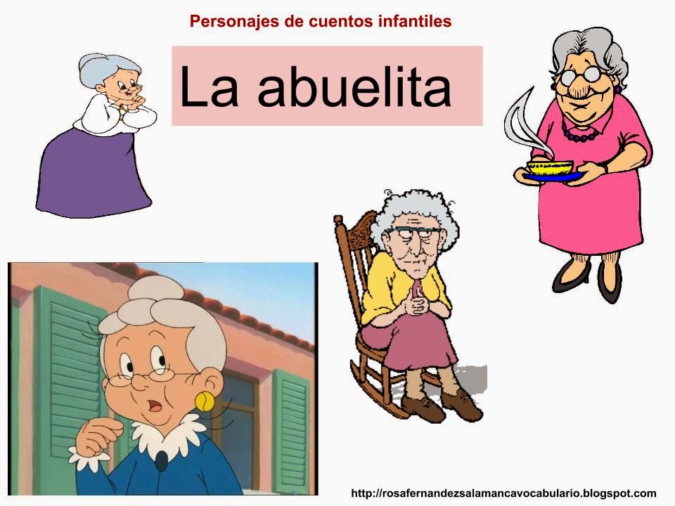Vocabulario en imágenes. Maestra de Infantil y Primaria.: Personajes de  cuentos infantiles