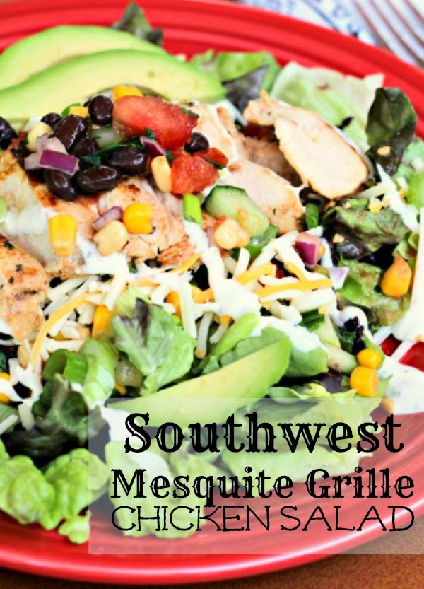 Southwest Mesquite Grille Chicken Salad: Quick and easy dinner option featuring  Perdue® Perfect Portions® Mesquite Grille Chicken Breasts #chicken #perfectportions