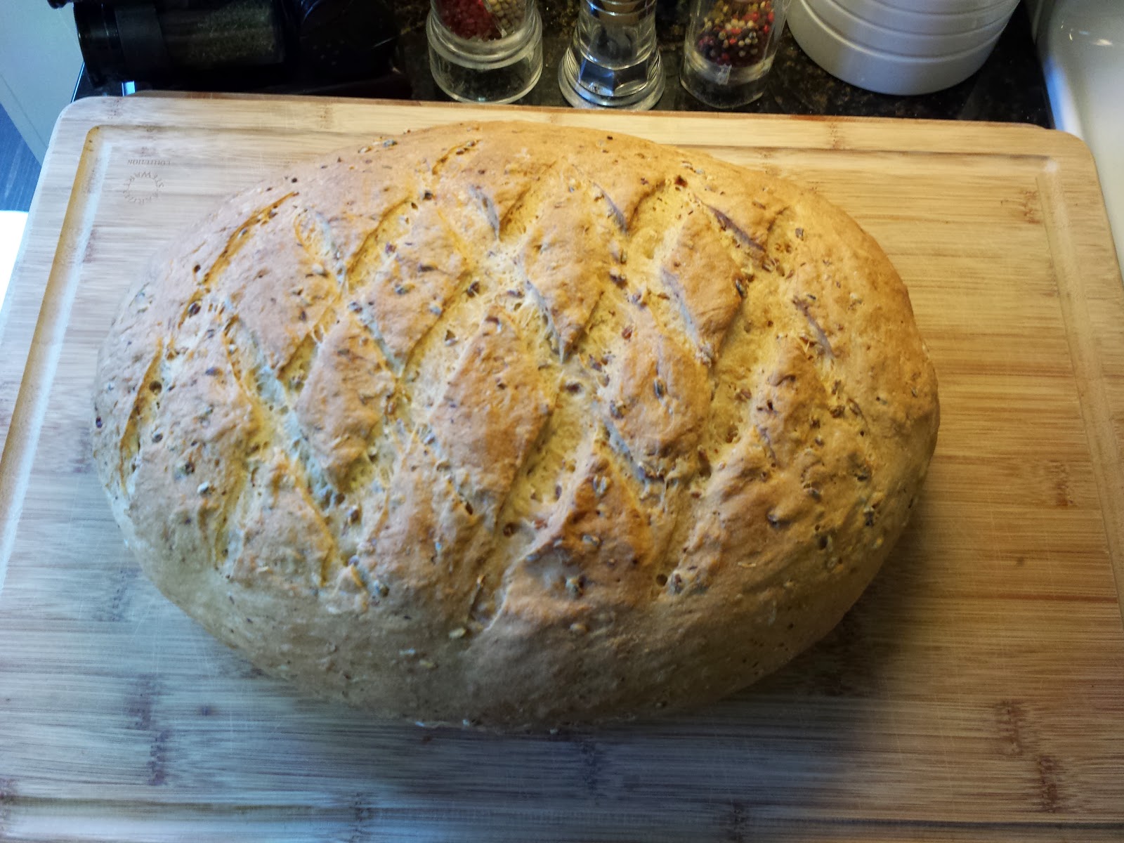 HomeMade German Bread Sprouting Wheat Bread (Weizenkeimbrot)