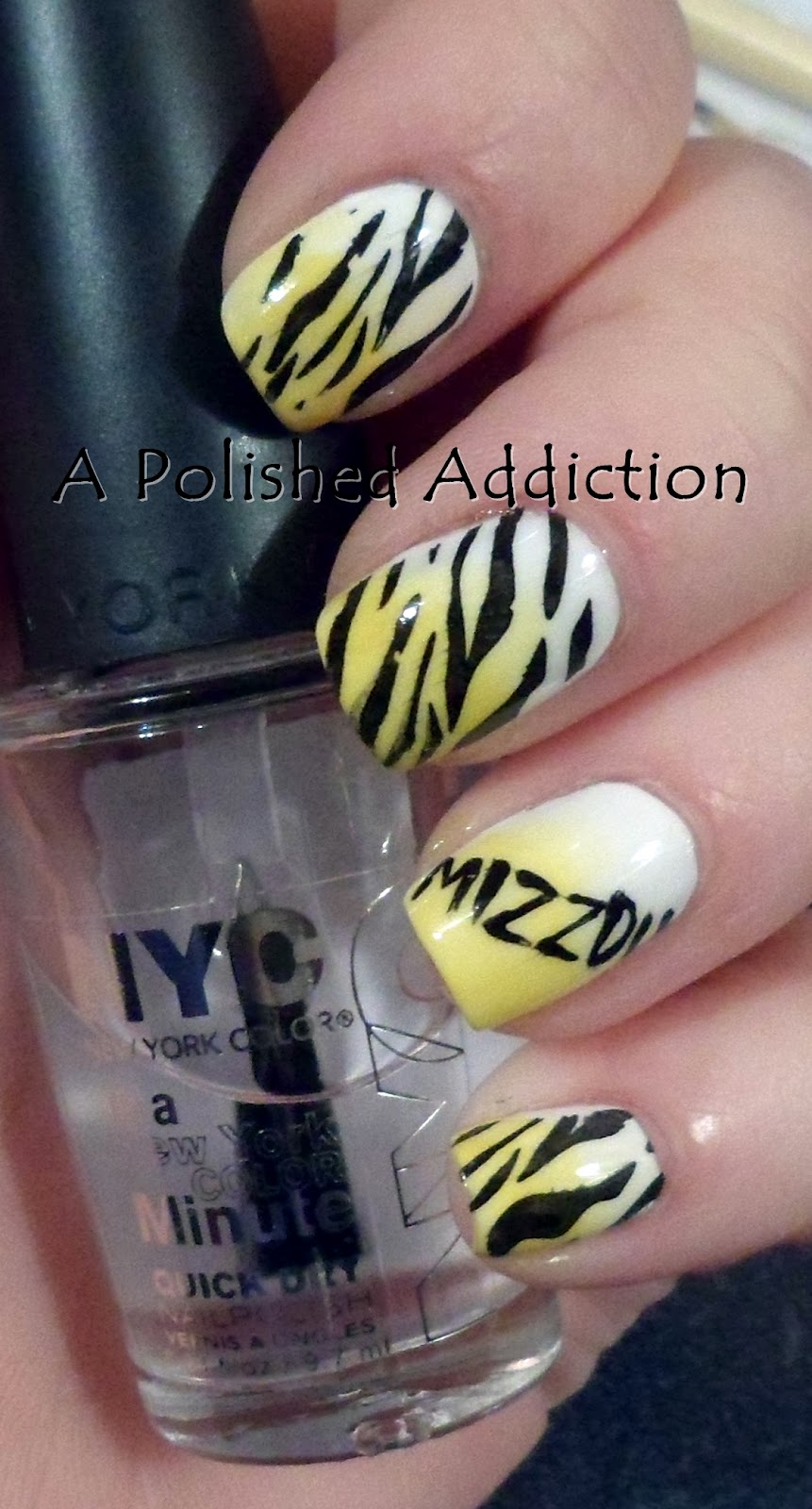 Mizzou Nail Art Nail Art Ideas