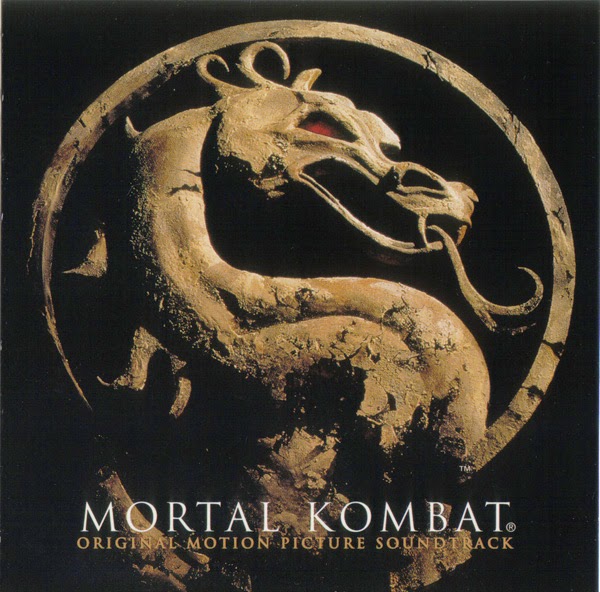 Imagen con la portada de la banda sonora original de la película Mortal Kombat