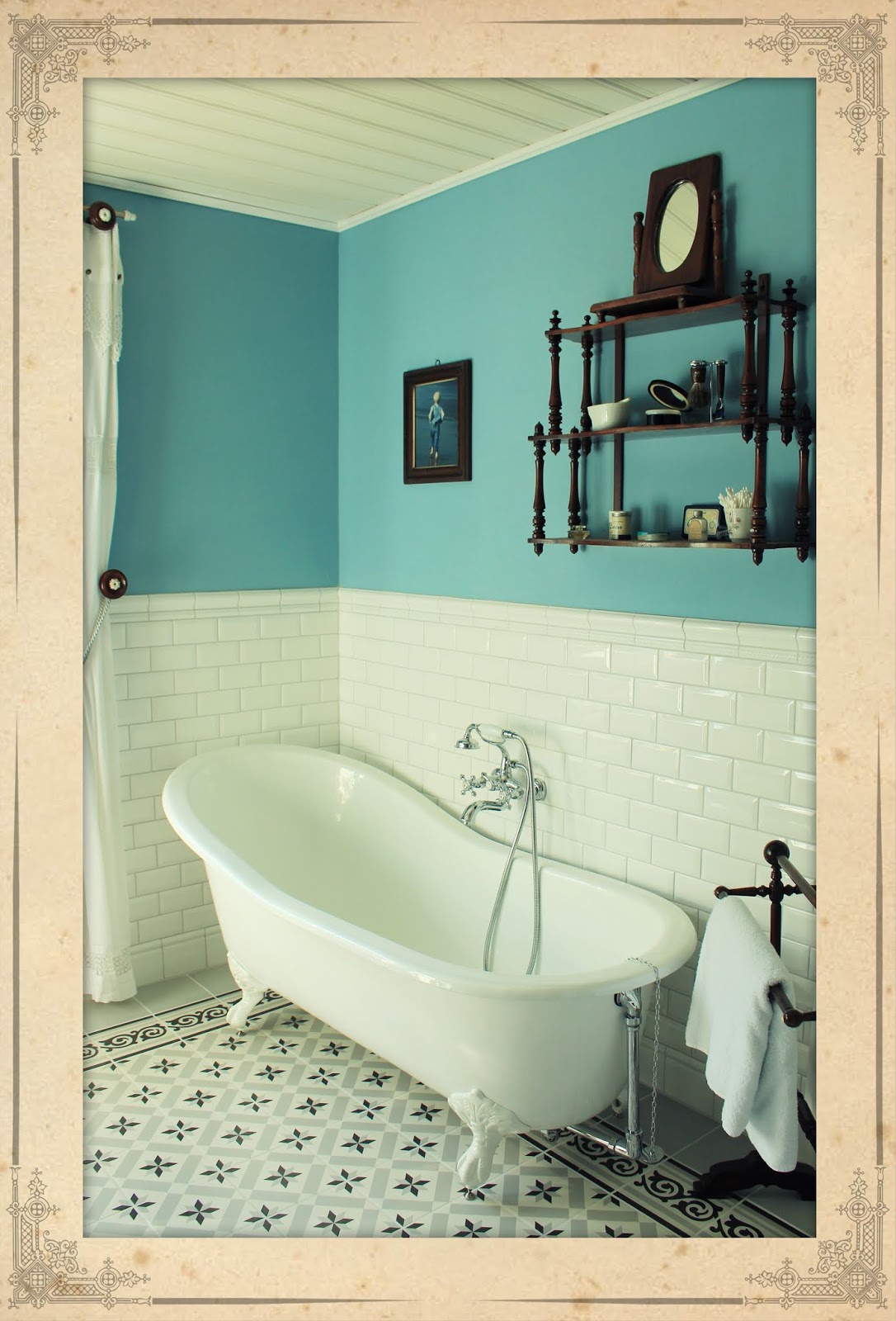 Jugendstil Badezimmer mit Fliesen von Vives 1900 | Badezimmer