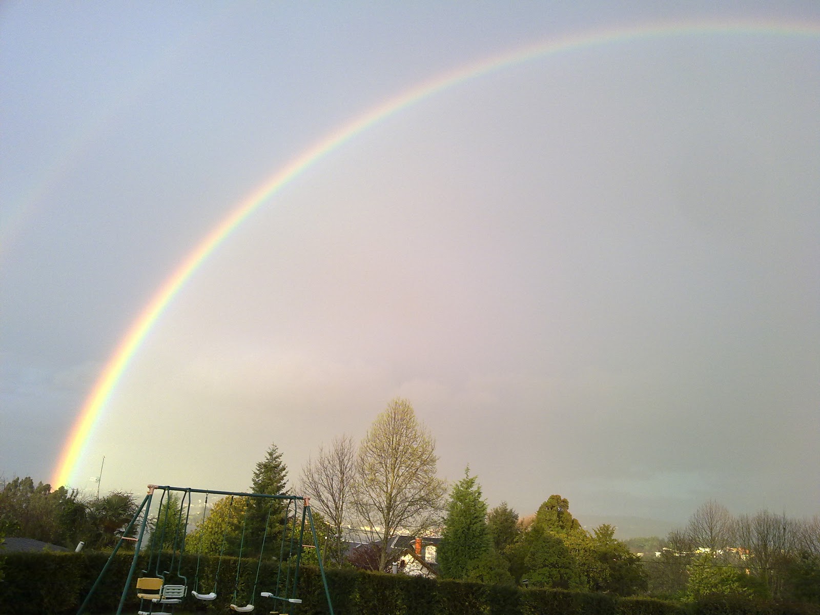Despues De La Tormenta Sale El Arco Iris