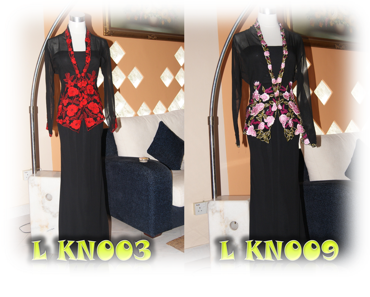 kebaya semi transparent