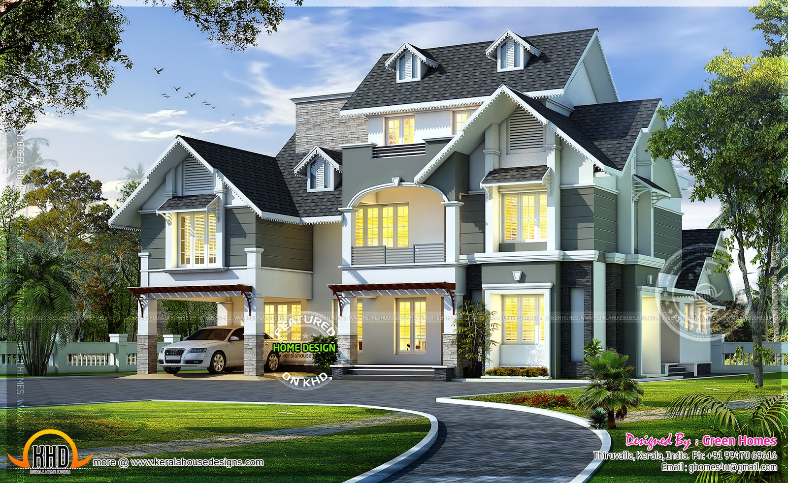 Very Beautiful European Model Home Kerala Design Very Beautiful European Model Home Kerala Design