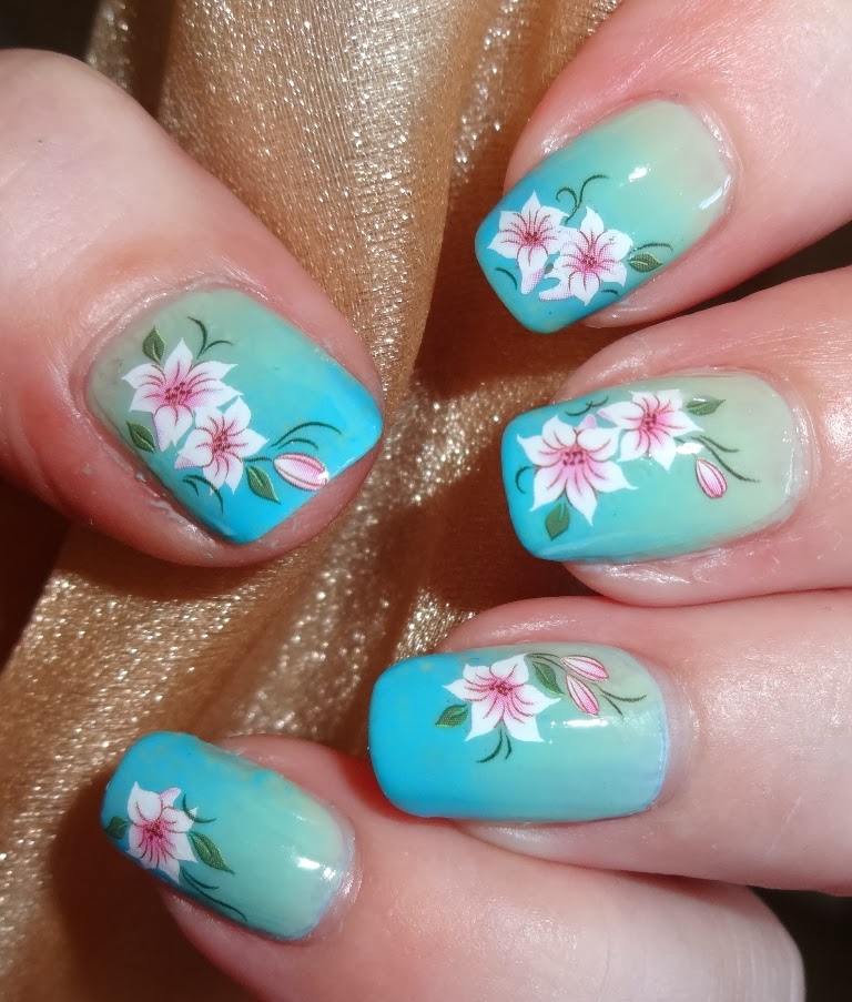 Wendy's Delights: Sparkly Nails Lilly Nail Water Decals