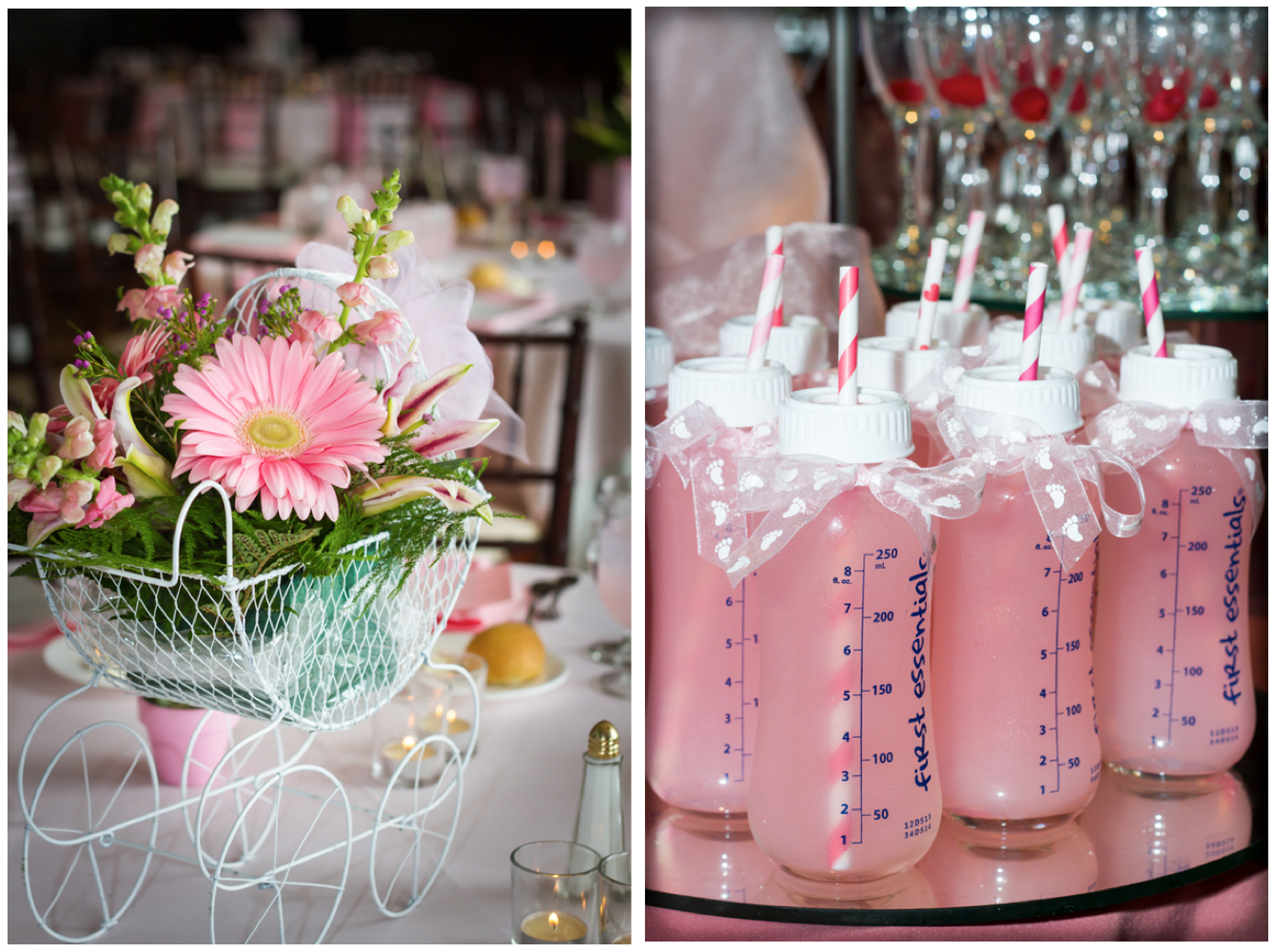 Elegant Baby Shower Table Decorations