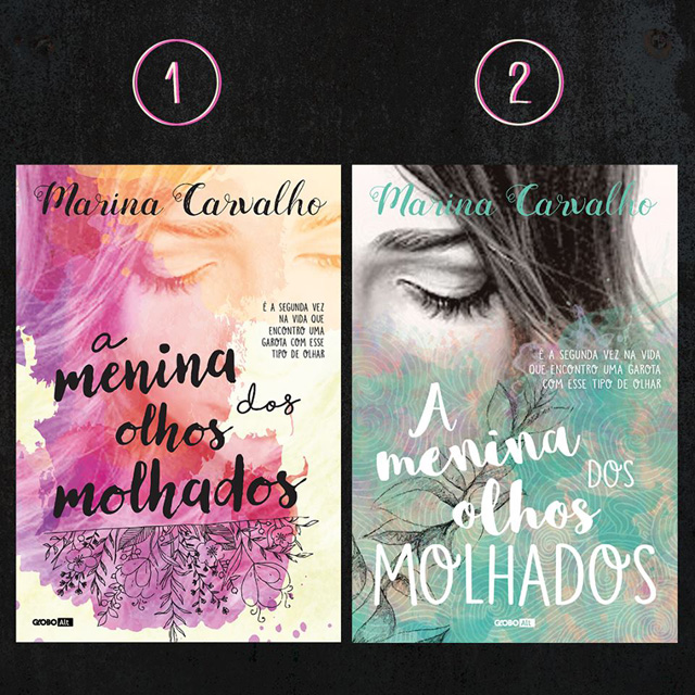 Novidades - Ajudem a escolher a capa de A menina dos olhos molhados Novidades - Ajudem a escolher a capa de A menina dos olhos molhados
