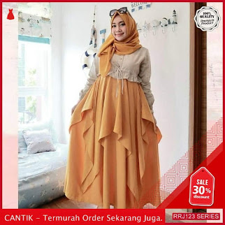 Jual RRJ123D147 Dress Maxy Moscrepe Wanita Nona Mc Terbaru BMGShop