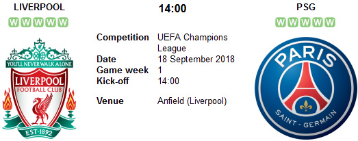 Liverpool vs PSG en VIVO Liverpool vs PSG en VIVO