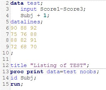 Basic problems solved using SAS