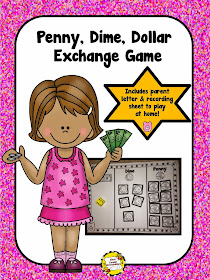 http://www.teacherspayteachers.com/Product/Penny-Dime-Dollar-Money-Exchange-Game-1647799