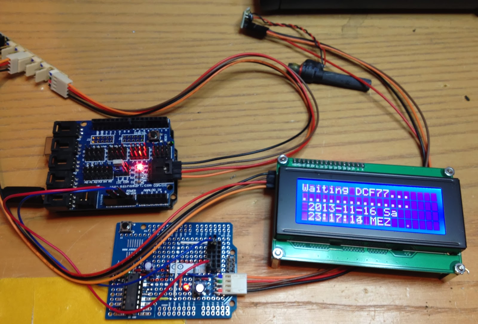 THD Arduino Projekte: Arduino DCF77 mit GLCD 128x64 Display
