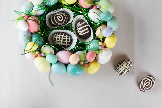 Chocolate covered oreo easter eggs