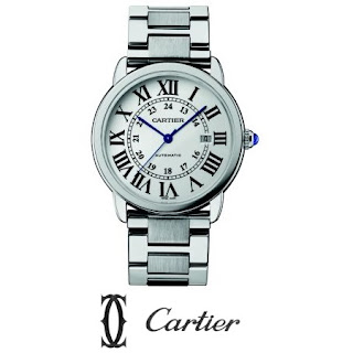 Cartier Stainless Steel Large Bracelet Watch