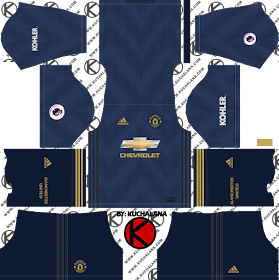 Manchester United 2018/19 Kit - Dream League Soccer Kits