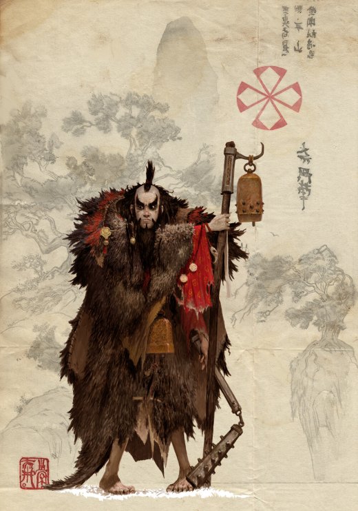 As ilustrações de fantasia e mitologia orientais de Adrian Smith Adrian Smith artstation arte ilustrações fantasia oriental games