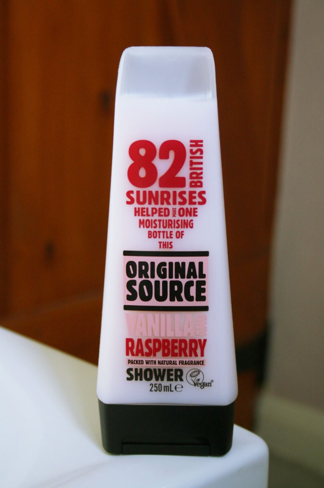 Beauty and Lifestyle Blog Original Source Raspberry and Vanilla Shower