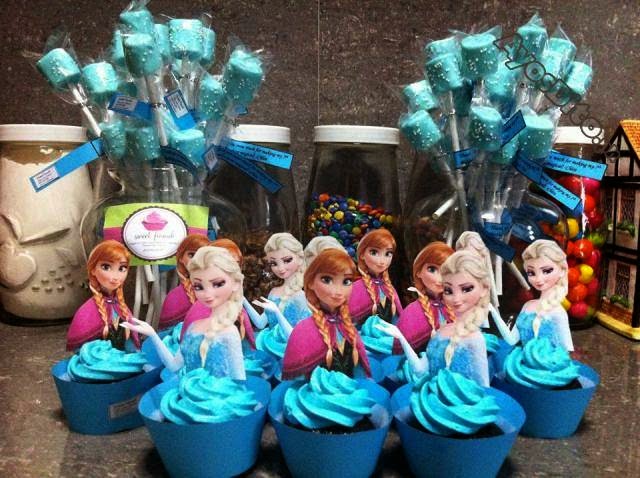 Cupcakes de Frozen, parte 2