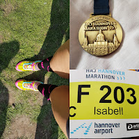 HAJ Hannover 2017 Marathon Medaille Startnummer HAJ Hannover 2017 Marathon Medaille Startnummer