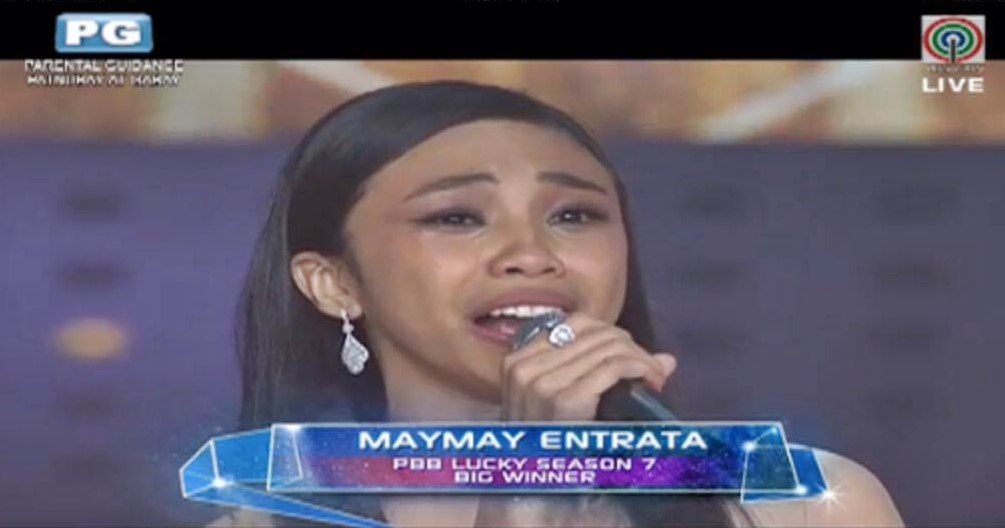 The Daily Talks Maymay Entrata is PBB Lucky Season 7 Big Winner