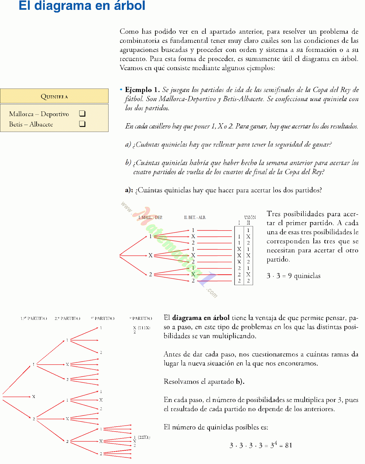 COMBINATORIA Y EL DIAGRAMA DEL ARBOL EJERCICIOS RESUELTOS DE SECUNDARIA PDF COMBINATORIA Y EL DIAGRAMA DEL ARBOL EJERCICIOS RESUELTOS DE SECUNDARIA PDF