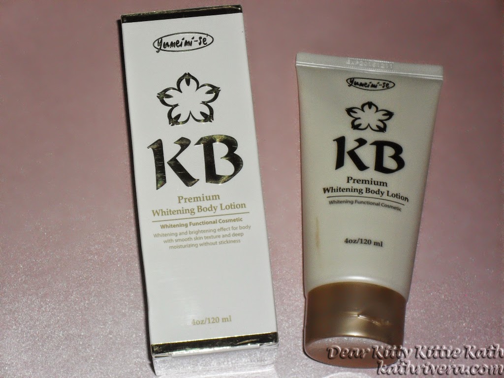 Product Review KB Premium Whitening Body Lotion SPF 30 Dear Kitty