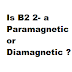 Is B2 2- a Paramagnetic or Diamagnetic ?