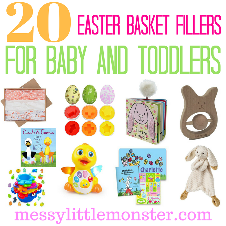 20 Easter Basket Fillers for Babies and Toddlers - Messy Little