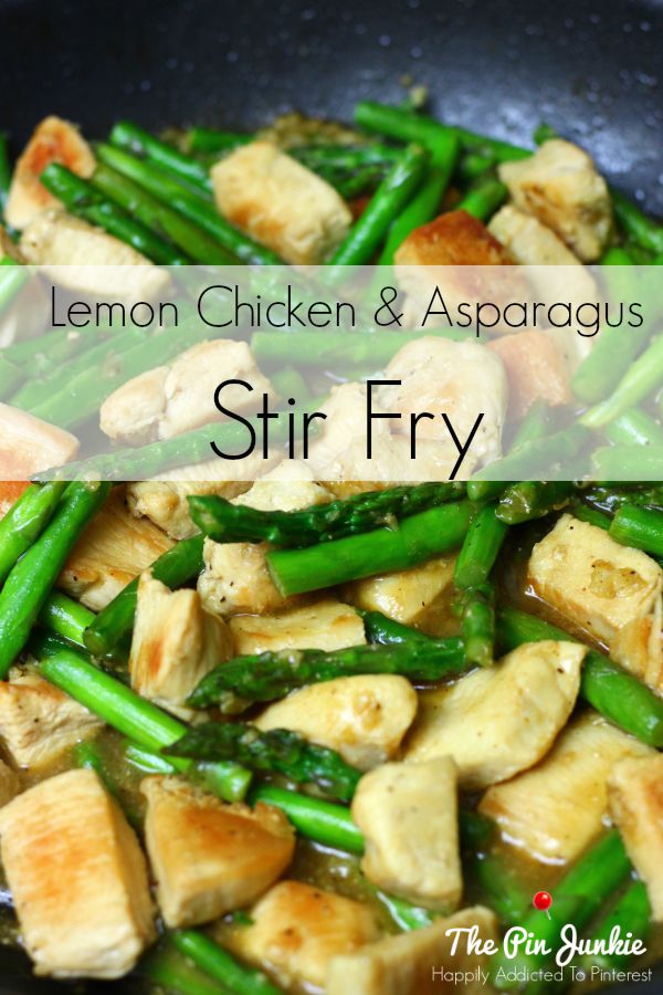 Lemon Chicken Asparagus Stir Fry