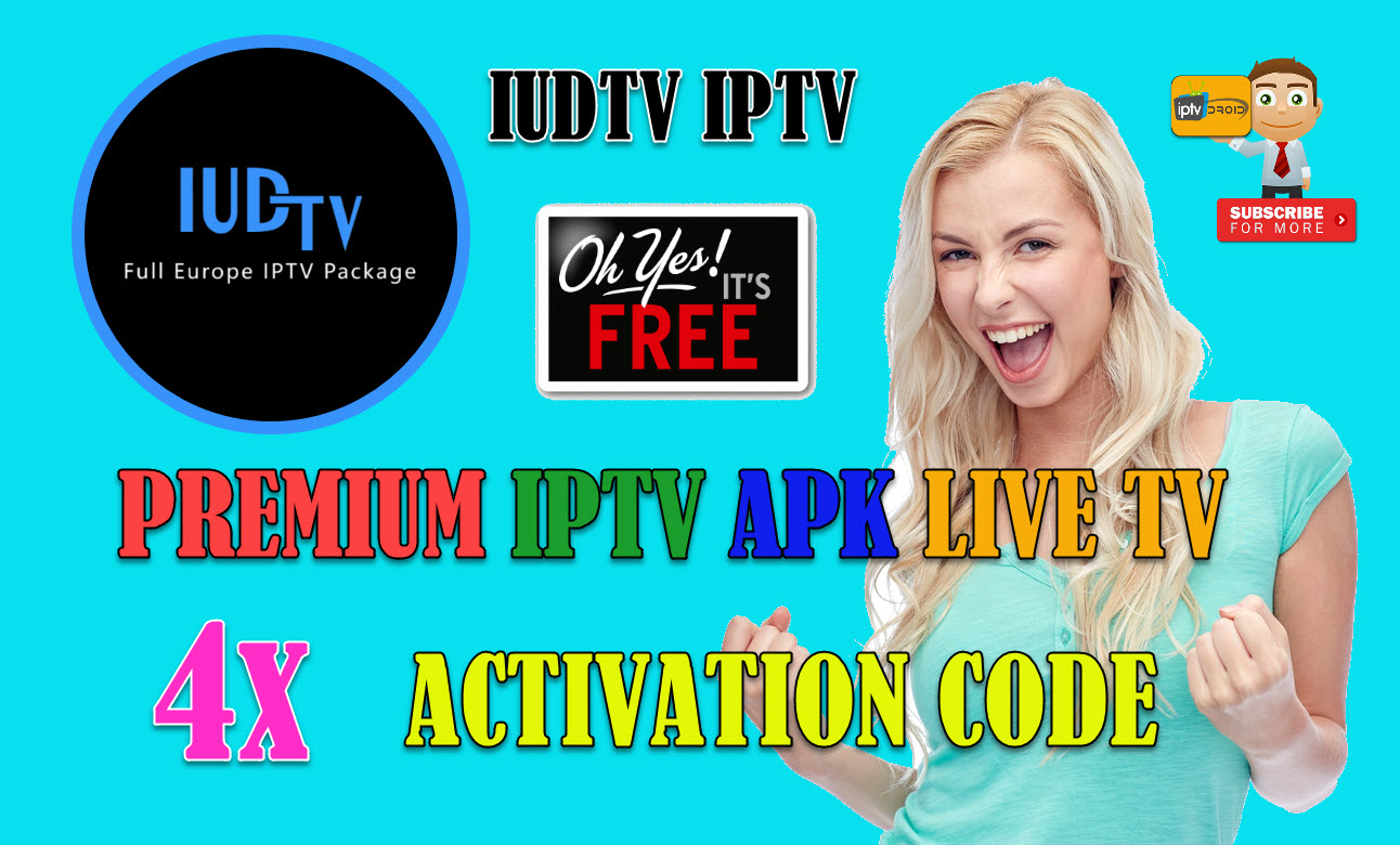 IUDTV THE BEST PREMIUM IPTV APK LIVE TV WITH 4 ACTIVATION CODE IPTV DROID IUDTV THE BEST PREMIUM IPTV APK LIVE TV WITH 4 ACTIVATION CODE IPTV DROID
