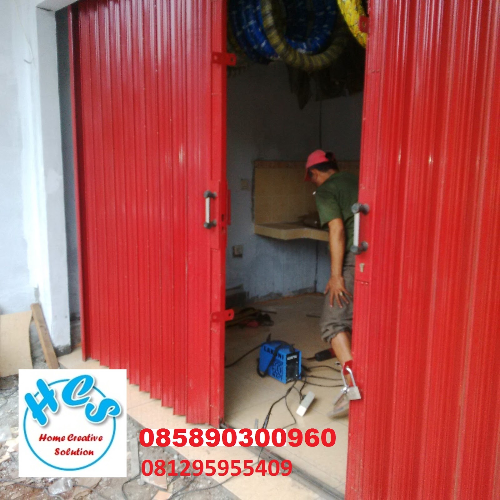 jual dan service rolling door jakarta ahli service folding gate murah