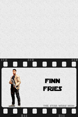 Star Wars Finn French Fries Free Printable Party Food Label