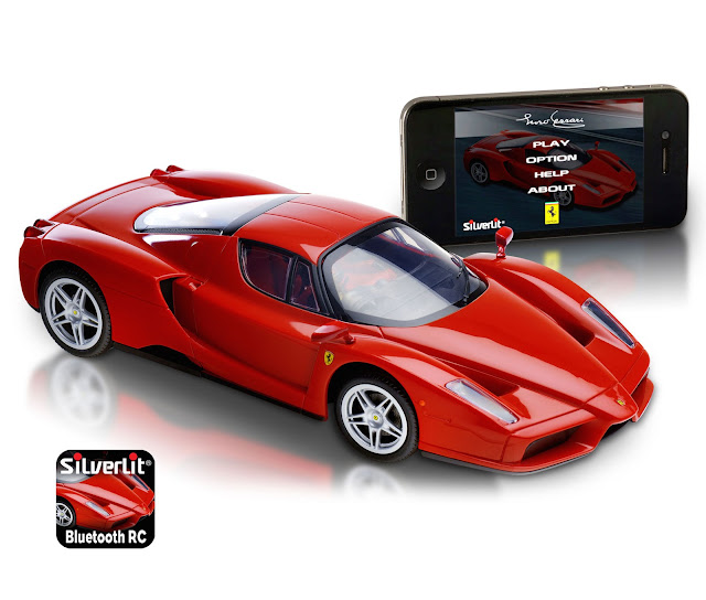 iStore - SilverLit app-enabled Ferrari