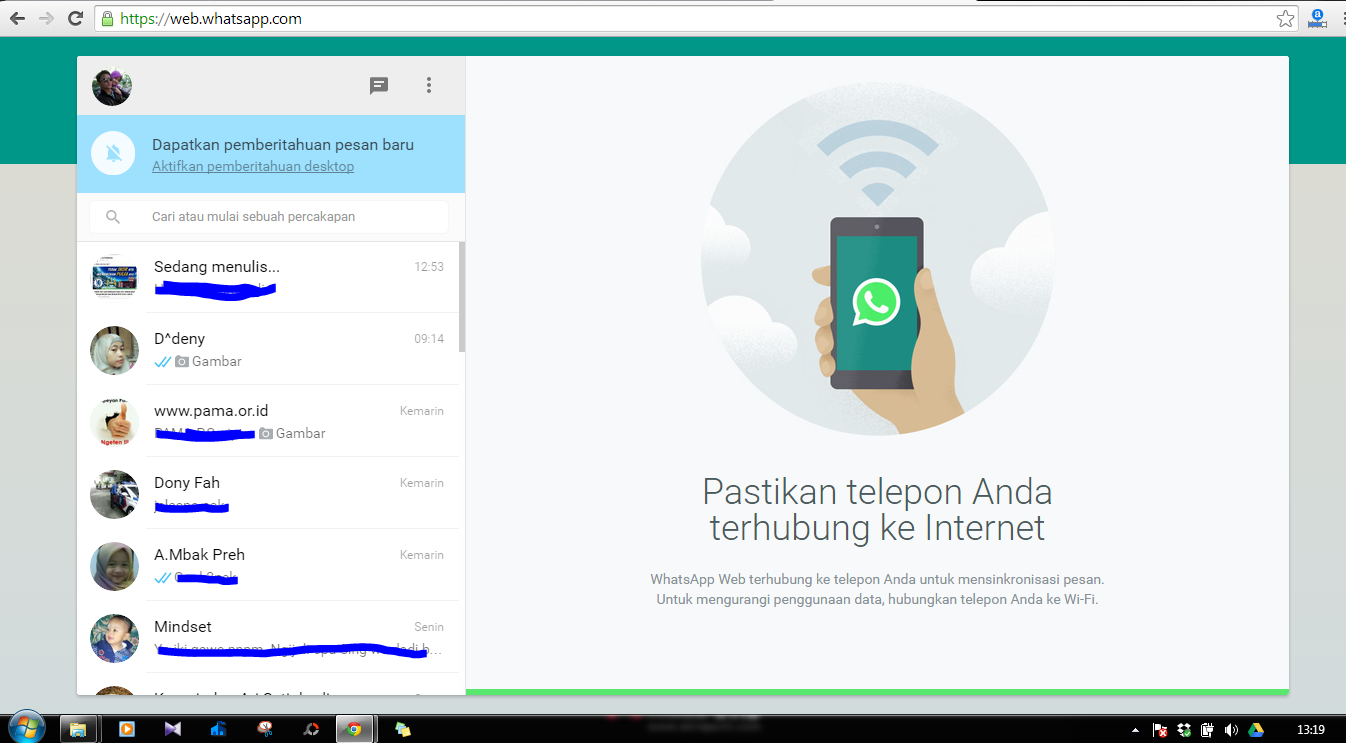 Cara Mengoperasikan WhatsApp di Komputer