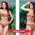 Costum de baie la moda din doua piese cu print leopard
