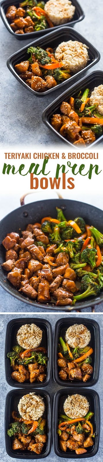 Quick teriyaki chicken and broccoli meal prep bowls make a tasty healthy lunch for the entire work week in under 20 minutes.This meal-prep version of teriyaki chicken is perfect for lunch time. It…