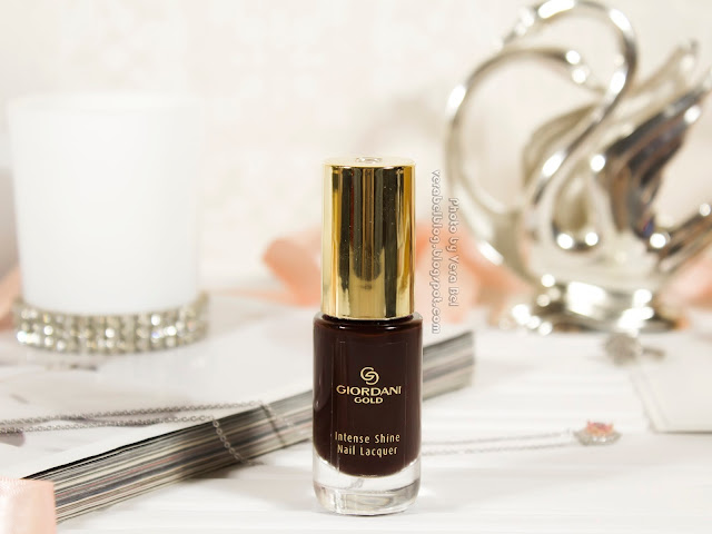 Oriflame лак для ногтей Роскошный глянец Giordani Gold Intense Shine в оттенке Бургундское вино