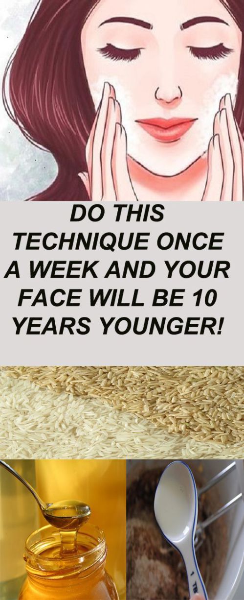DO THIS PROCEDURE ONCE A WEEK AND YOUR FACE WILL BE 10 YEARS YOUNGER ...