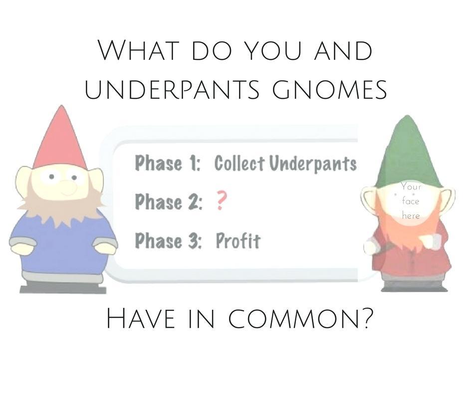 Underpants gnomes meme generator picture