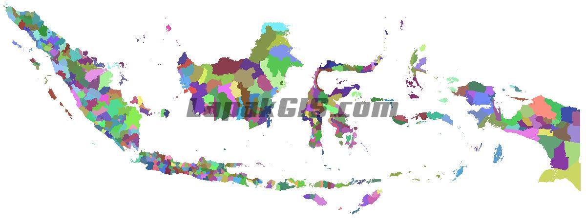 Data Spasial SHP Shapefile PODES Indonesia BPS 2014