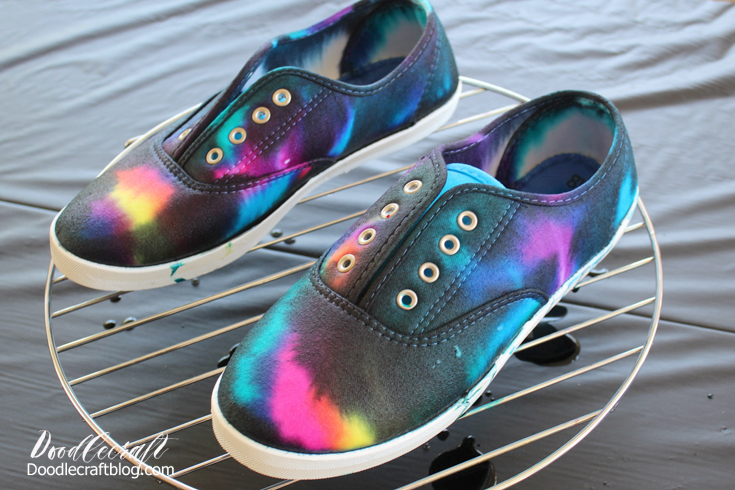 Custom Canvas shoes with Posca Markers - Sprinklesofzeal