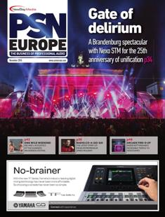 PSNEurope. The business of professional audio - November 2015 | ISSN 2052-238X | TRUE PDF | Mensile | Professionisti | Audio Recording | Tecnologia
Since 1986 Pro Sound News Europe has continued to head the field as Europe’s most respected news-based publication for the professional audio industry. The title rebranded as PSNEurope in March 2012.
PSNEurope’s editorial focuses on core areas including: pro-audio business; studio (recording, post-production and mastering); audio for broadcast; installed sound; and live/touring sound.