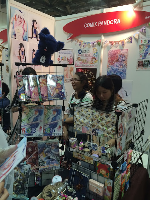 Singapore Toy, Game & Comic Convention STGCC 2015 artist alley comix pandora