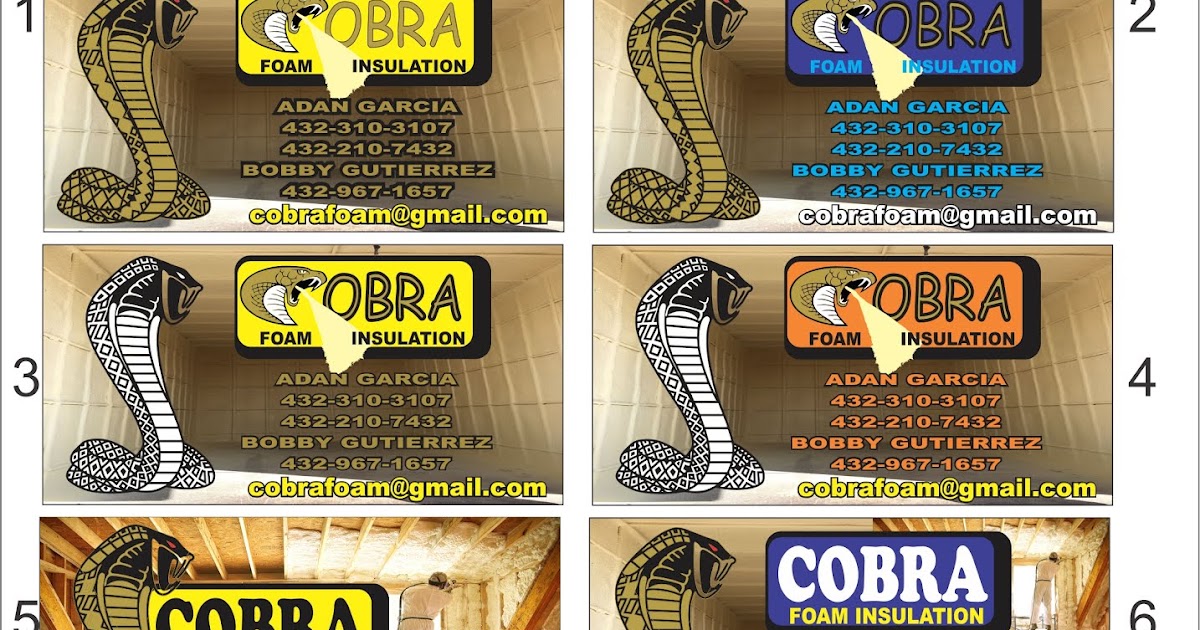 Mecanica y Publicidad COBRA FOAM INSULATION IN MIDLAND, TX. ADAN