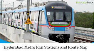 Hyderabad Metro Rail Stations and Route Map